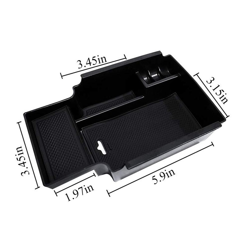 Vesul Center Console Armrest Storage Box Compatible with Honda Civic 2012 2013 2014 2015 ABS Tray Insert Organizer Glove Pallet - Image 4
